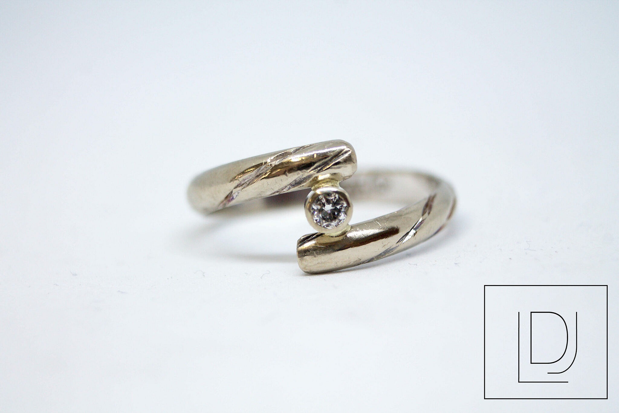 Trauring Umarbeitung mit Diamant Goldschmiede Dauber